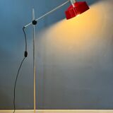 Adjustable red floor lamp