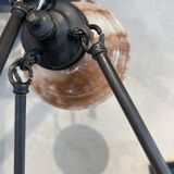 Plafonnier art déco suédois en marbre rose