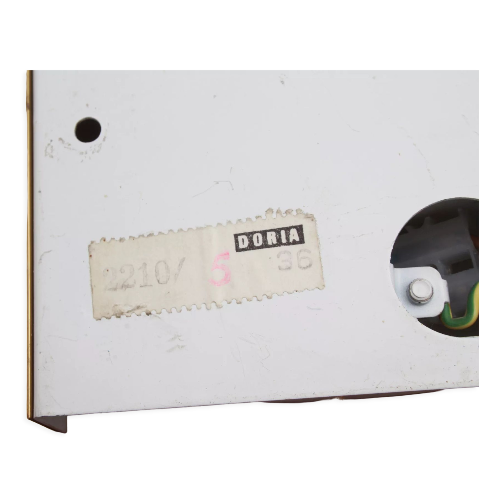 Couple of 1960s wall lamps by Doria