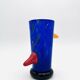 Vase Sculpture Otmar Alt Rosenthal Studio Line Glass Cobalt Signed 16cm