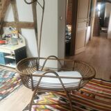 Rattan cradle