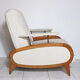 Transatlantic racing armchair, Art Deco period, modular and convertible into a daybed, 1930s