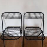Set of 2 Talin folding chairs
