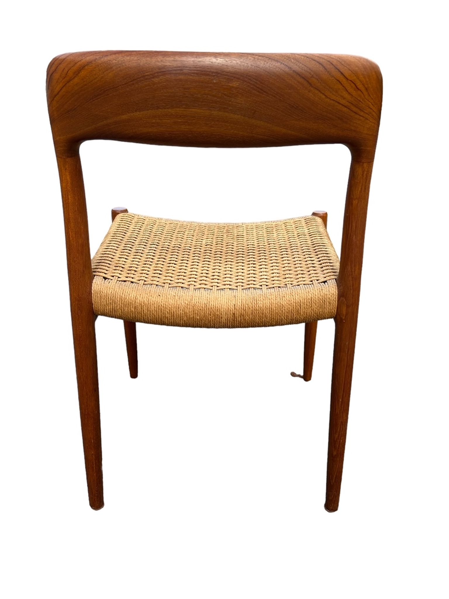 6 Niels Otto Moller chairs model 75