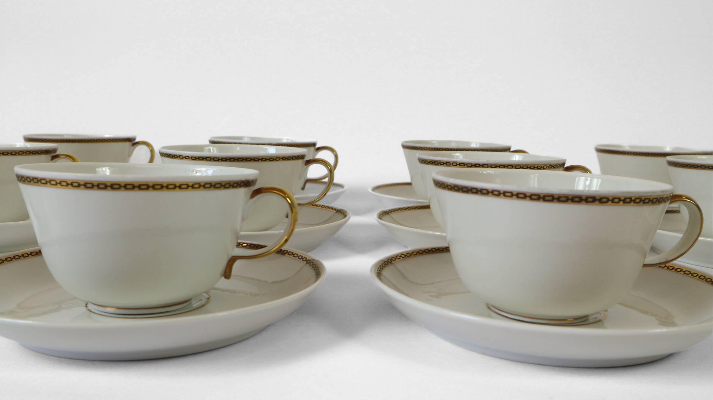 Tea service 12 people, Richard Ginori, 30s