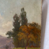 Landscape, oil on canvas