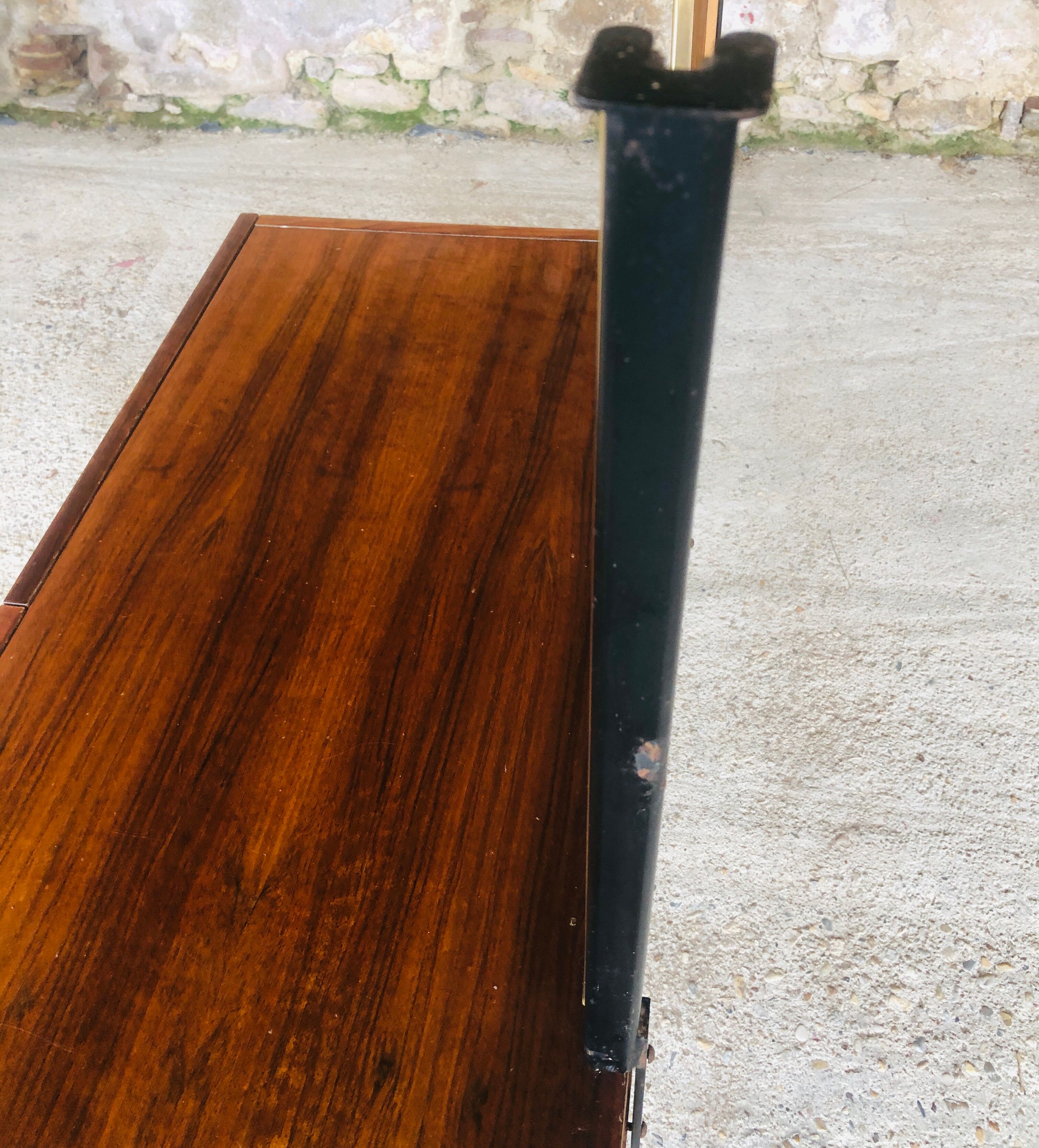 Console / Coiffeuse vintage en palissandre de Rio années 70