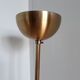 Ceiling lamp of brand c.v.l. model cogolin glass and brass