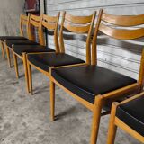 6 vintage Scandinavian chairs