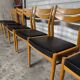 6 chaises scandinave vintage
