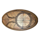 Round coffee table Roger Capron Vallauris - Model "Les Herbiers" - Diameter