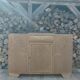 Buffet ancien art déco bois et marbre