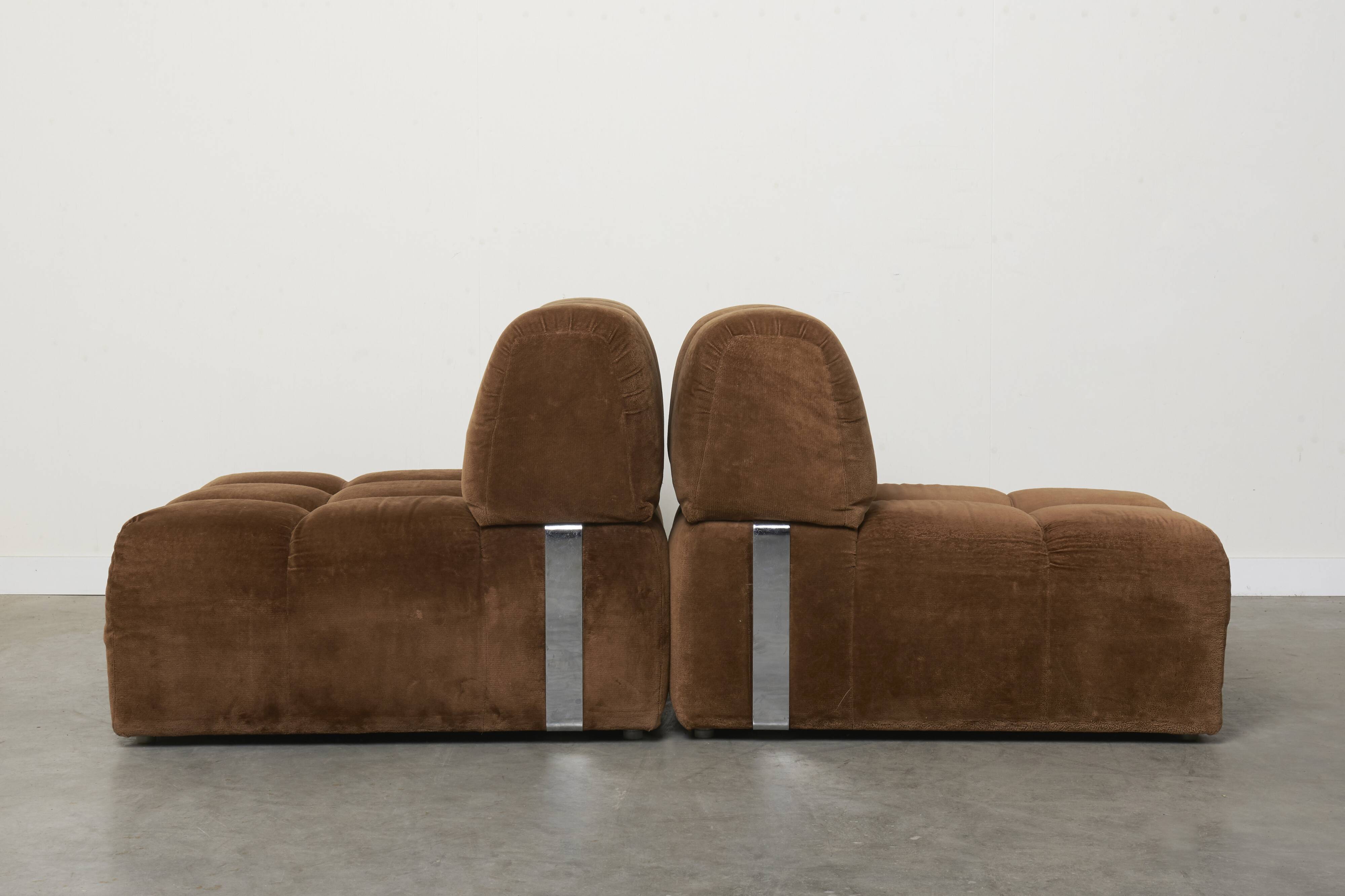 Unique Mid Century modular lounge sofa, 1970s