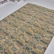 Tapis de sol vintage géométrique Oushak sku 1563