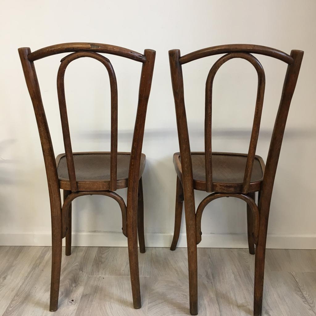 Pair of bistro chairs