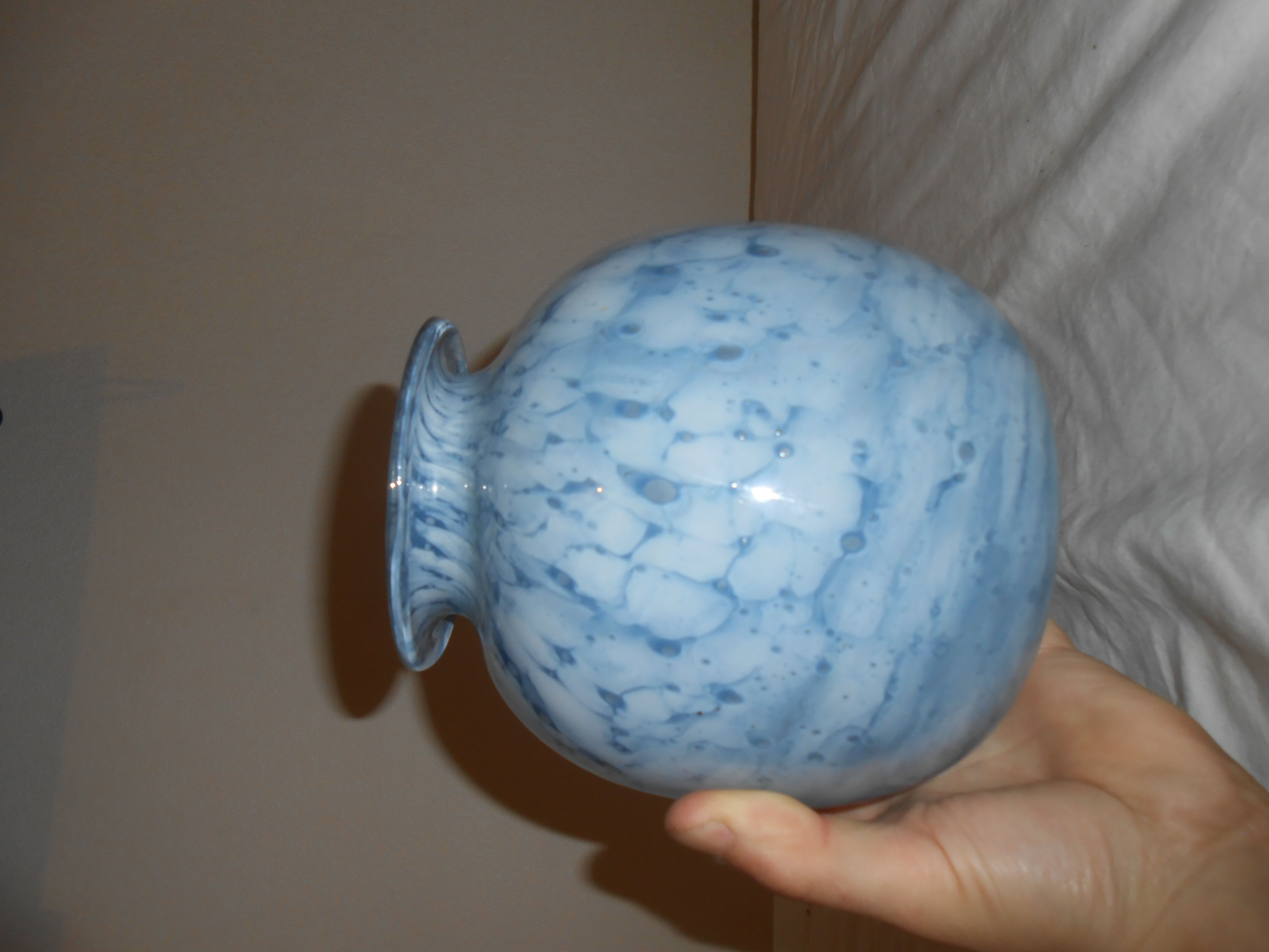 Vase boule en verre Murano