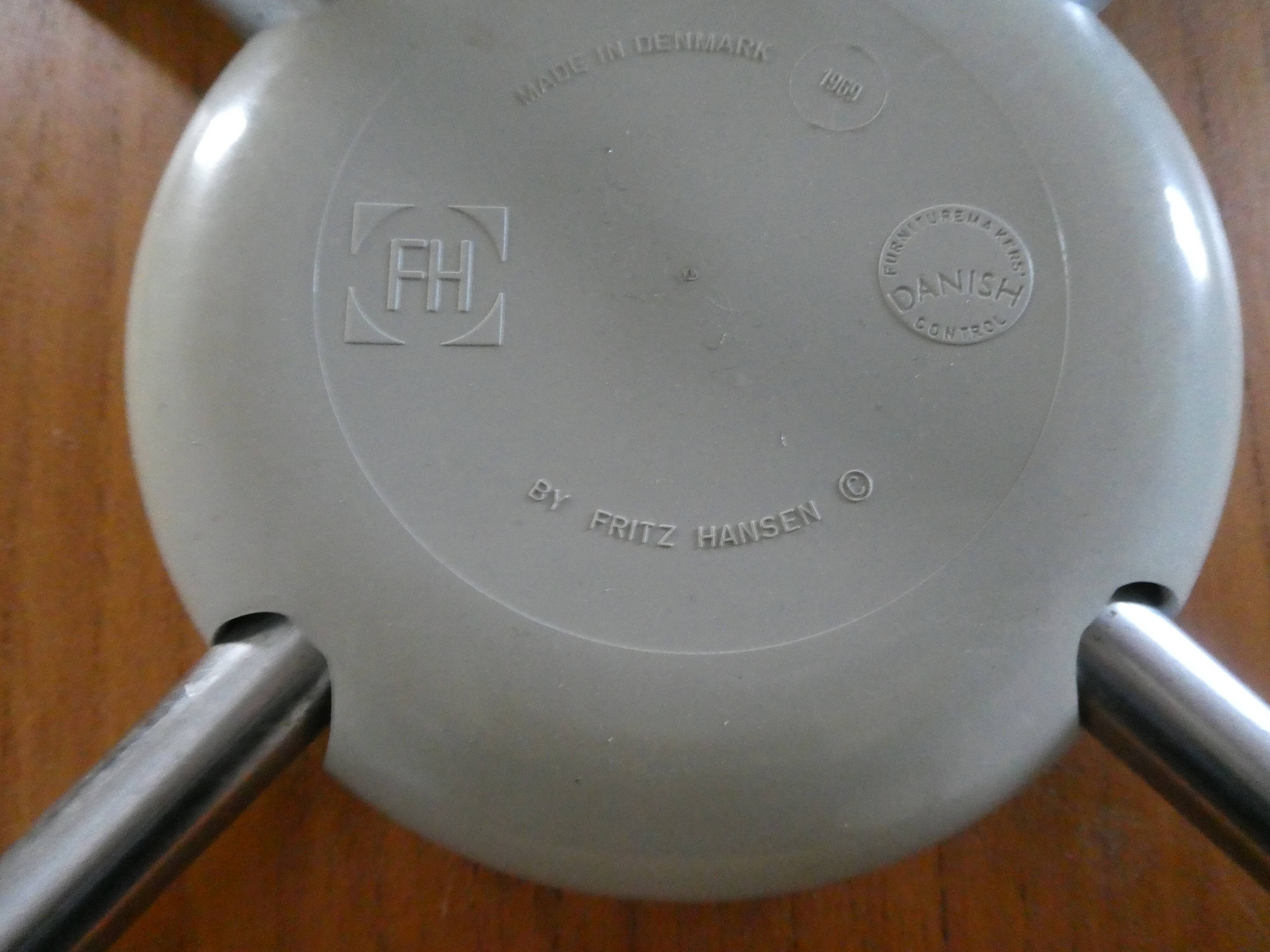 Arne Jacobsen chair for Fritz Hansen 60/70