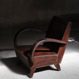 Art Deco design armchair all wood 1930