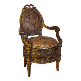 boite en bronze fauteuil