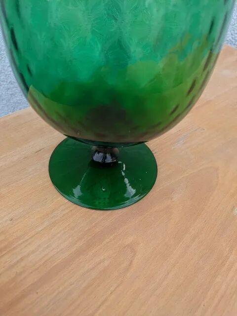 Green vase