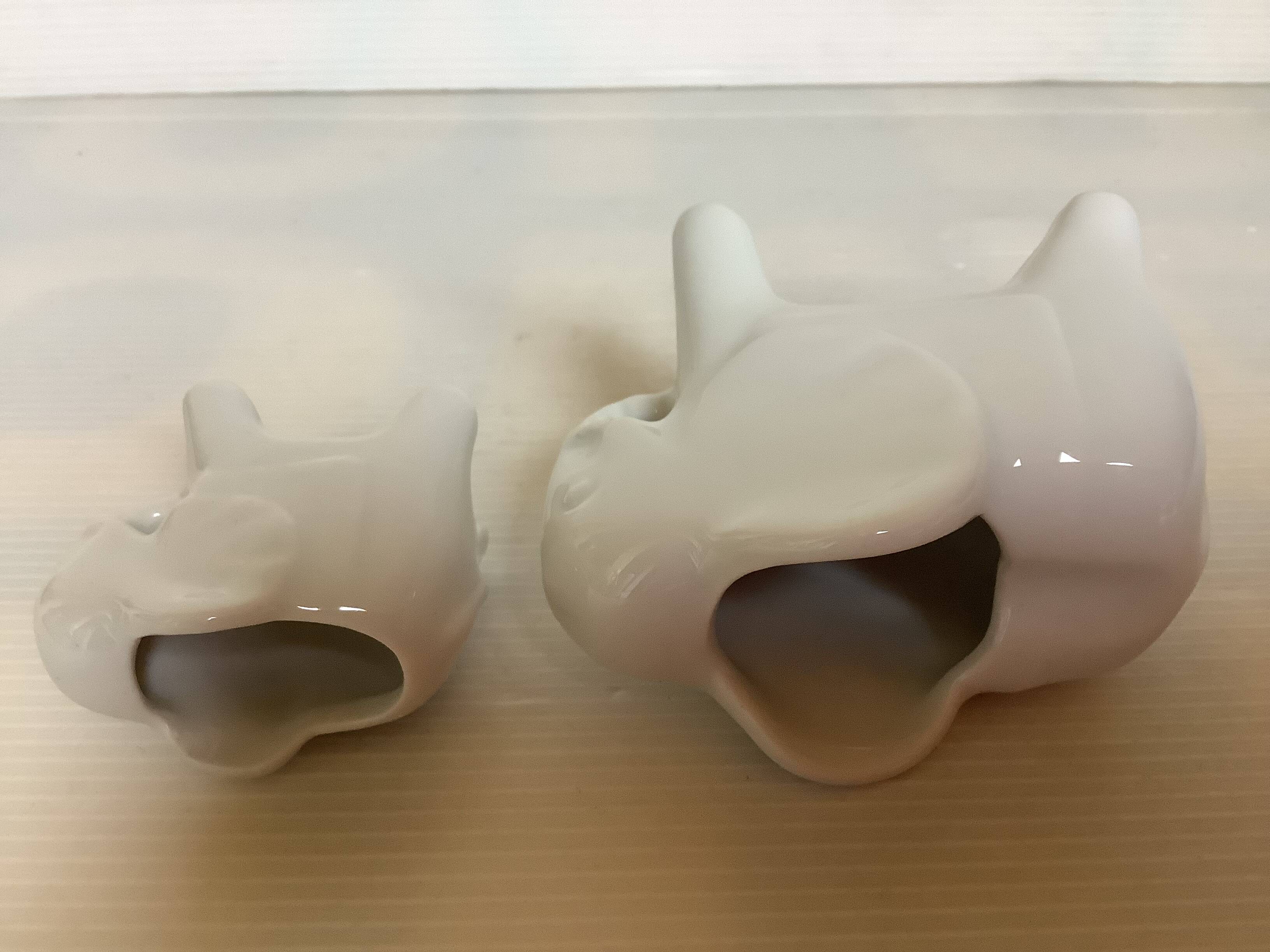 Zoomorphic elephant ashtrays