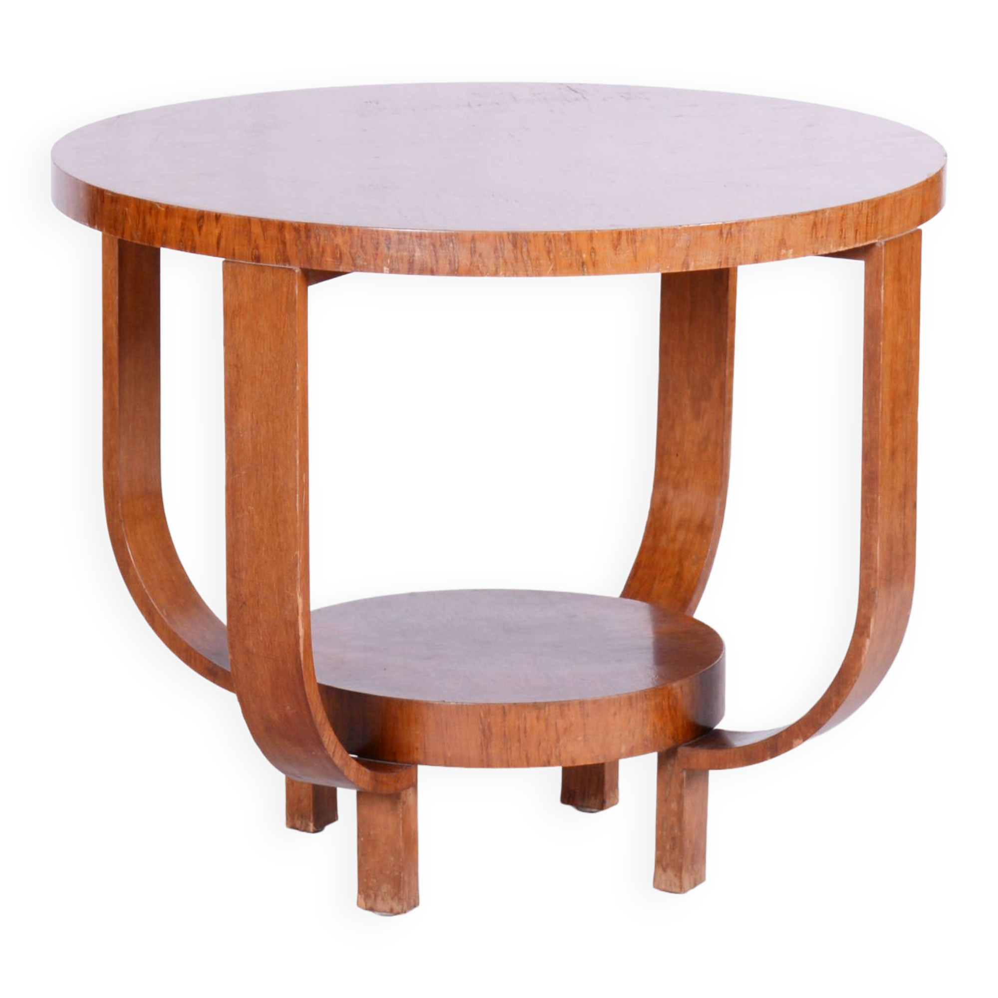 Palisander Seating Set with Coffee Table, Art Deco, Restored, France, 1920s