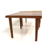 Set of 2 Scandinavian teak side tables, Sweden, 1960