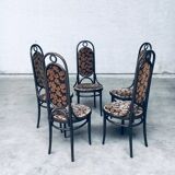 Model 207R Long John Dining Chairs from Thonet, 1979, Set of 5