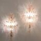 Mid-Century Modern Pair of Murano Glass Wall Lights