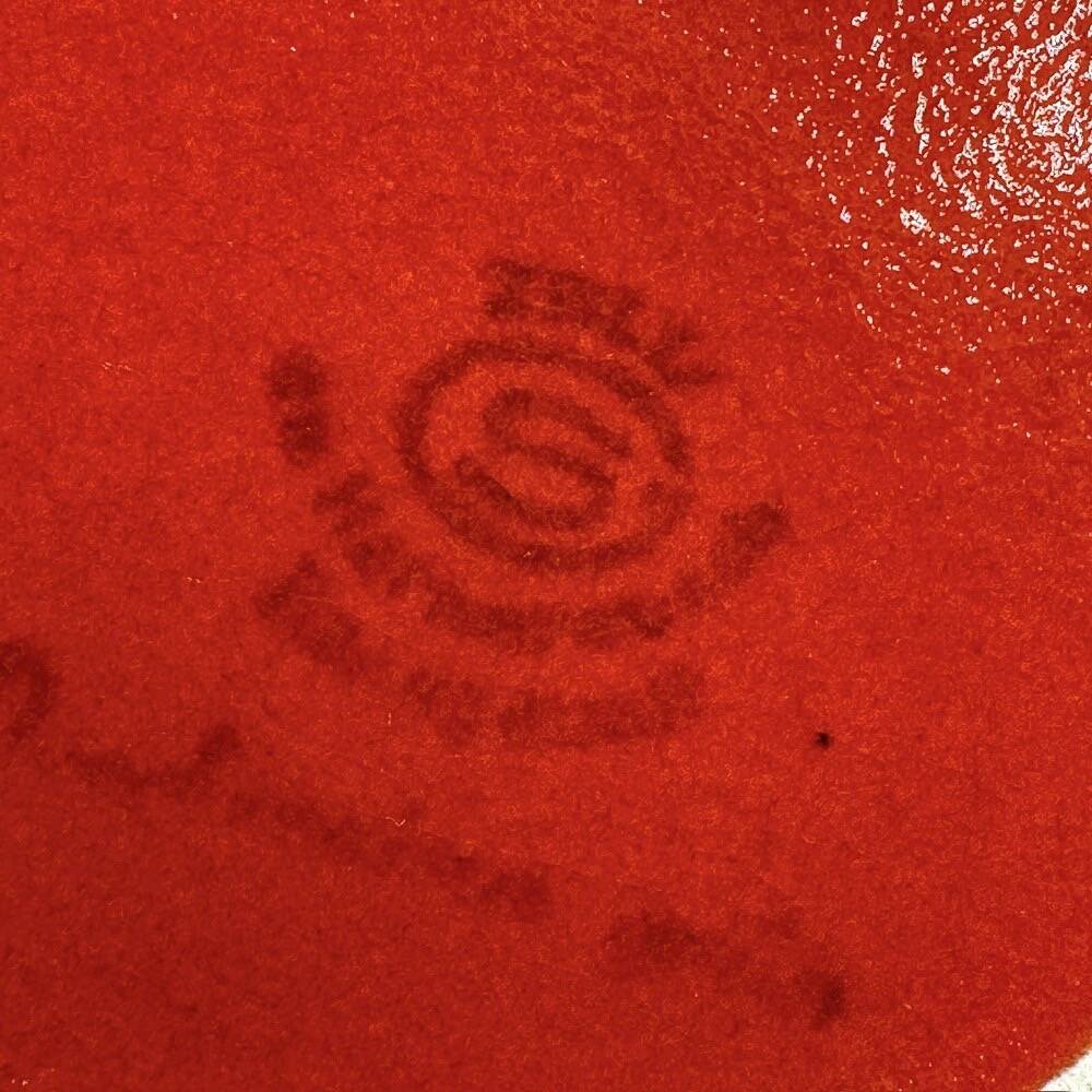 Ceramic orangeade set, orange, Zell, 1970s.