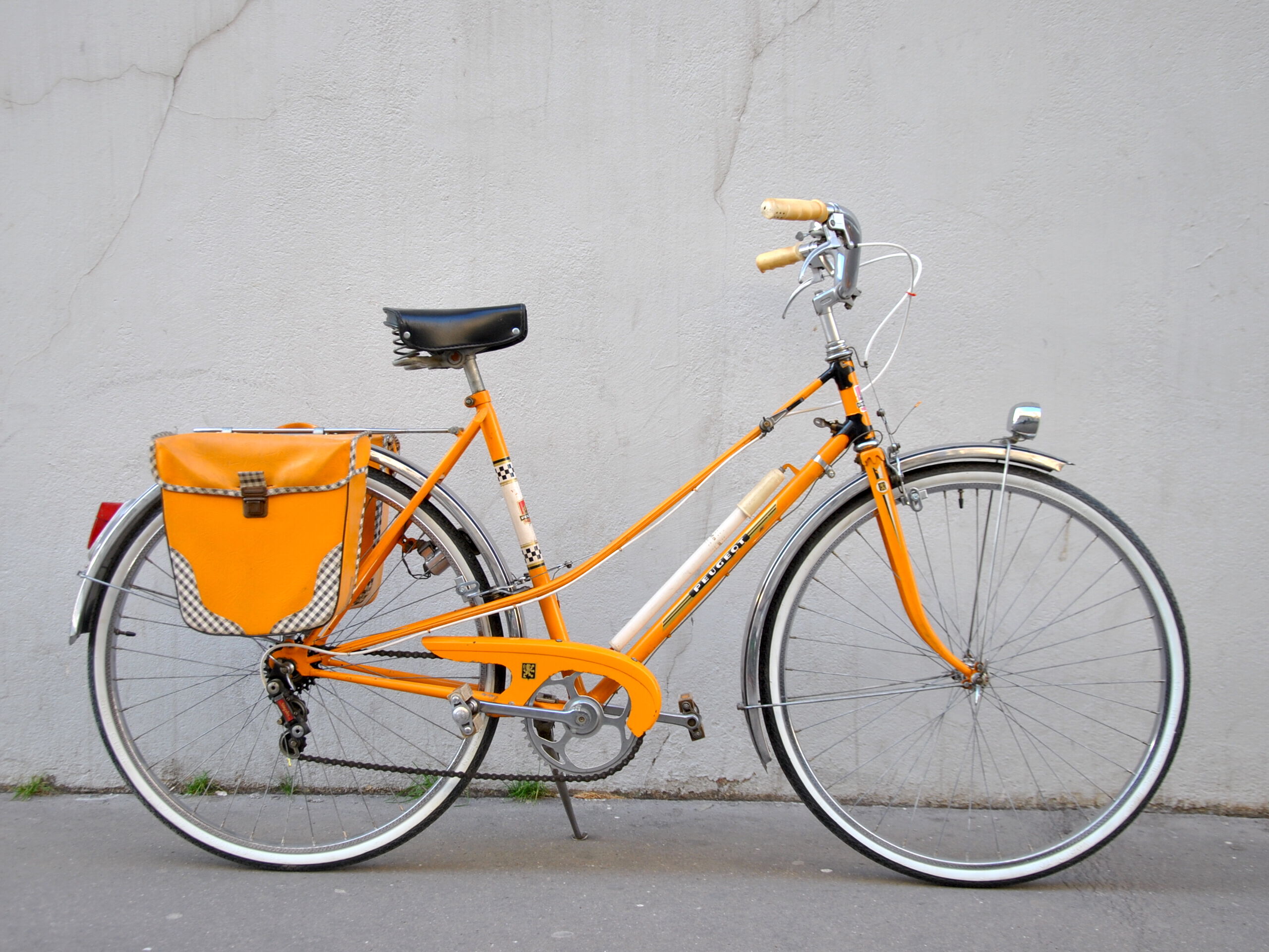 Dérailleur Simplex Velo Peugeot Ancien Orange Vélo De Ville Femme
