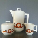 Sugar coffee maker and milk pot Massé Surget