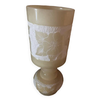 Engraved bedside lamp