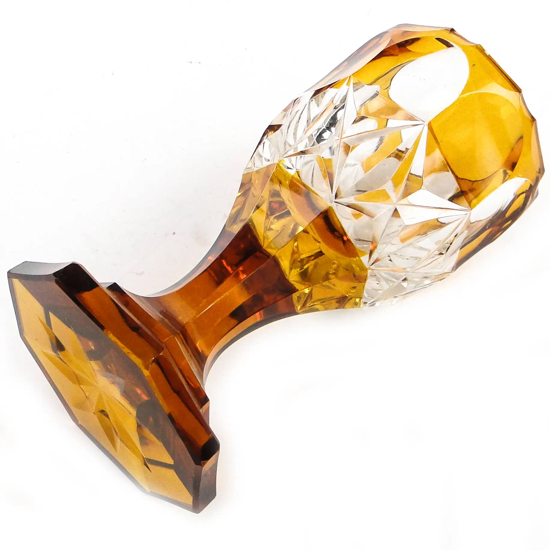 Art Deco goblet, Czechoslovakia, 1930s