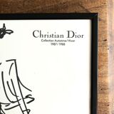 Christian Dior: fashion illustration