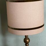 Pair of lamps with old brass base