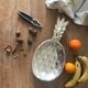 Silver pineapple dish