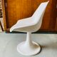 White tulip armchair