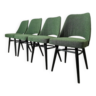 Dining Chairs by Radomir Hoffman for Ton, 1950s, Set of 4