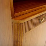 Scandinavian mahogany bookcase, Swedish modern, Sweden, 1940