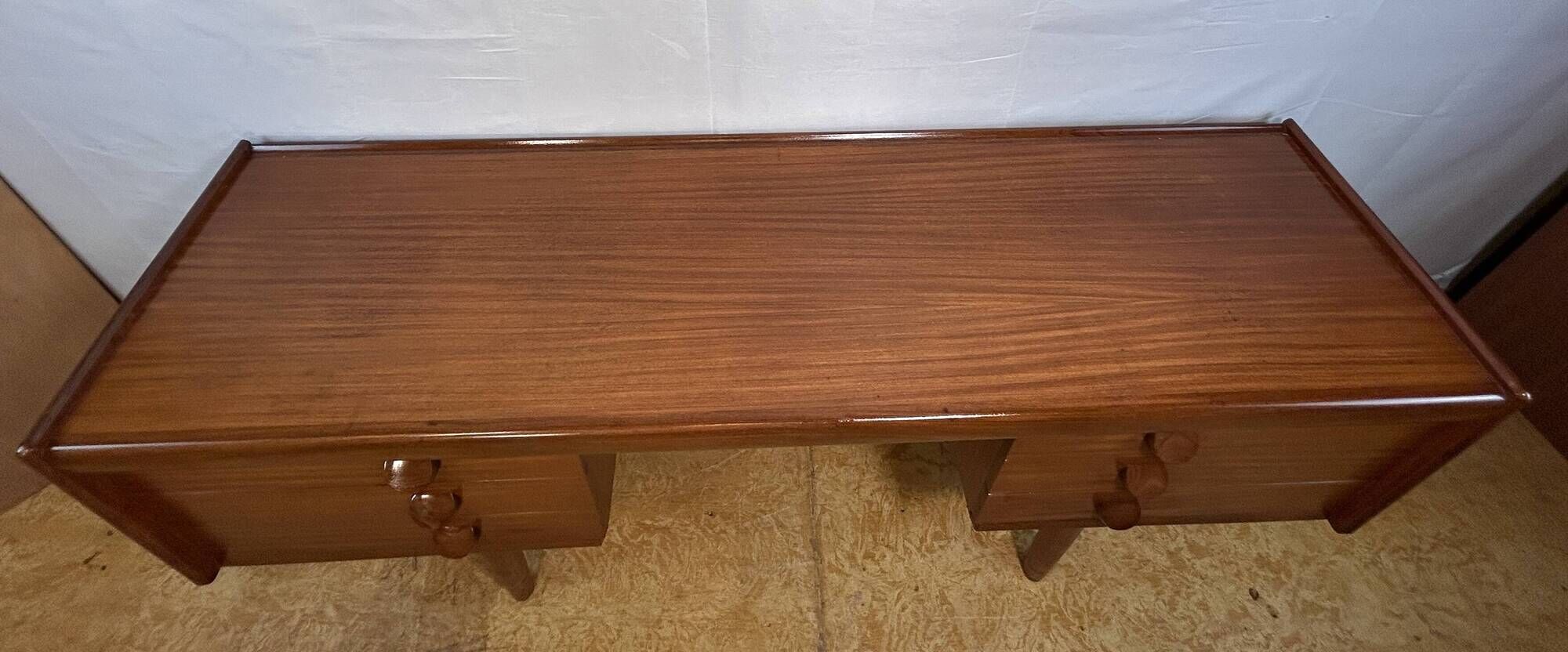 Mid-Century Retro Vintage Teak Desk by White & Newton (1960s)