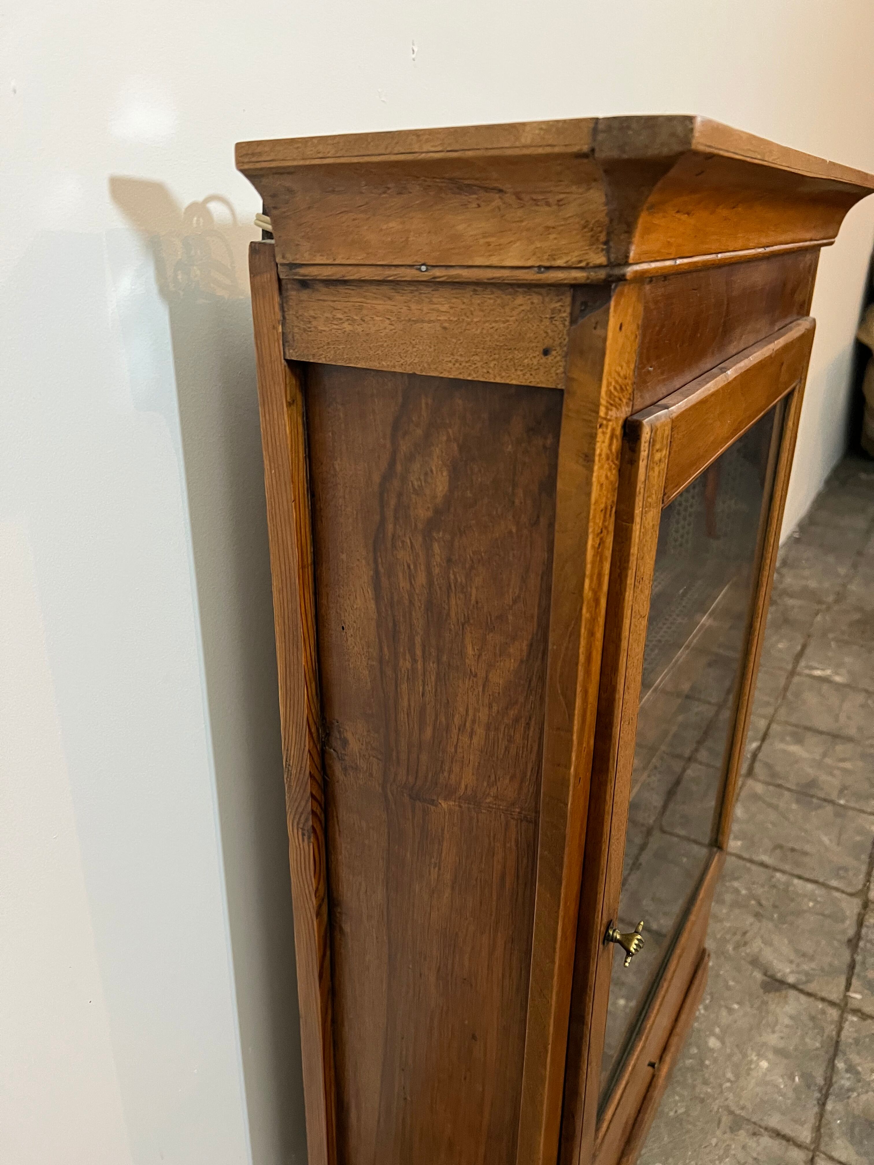 Antique display case to be installed or hung