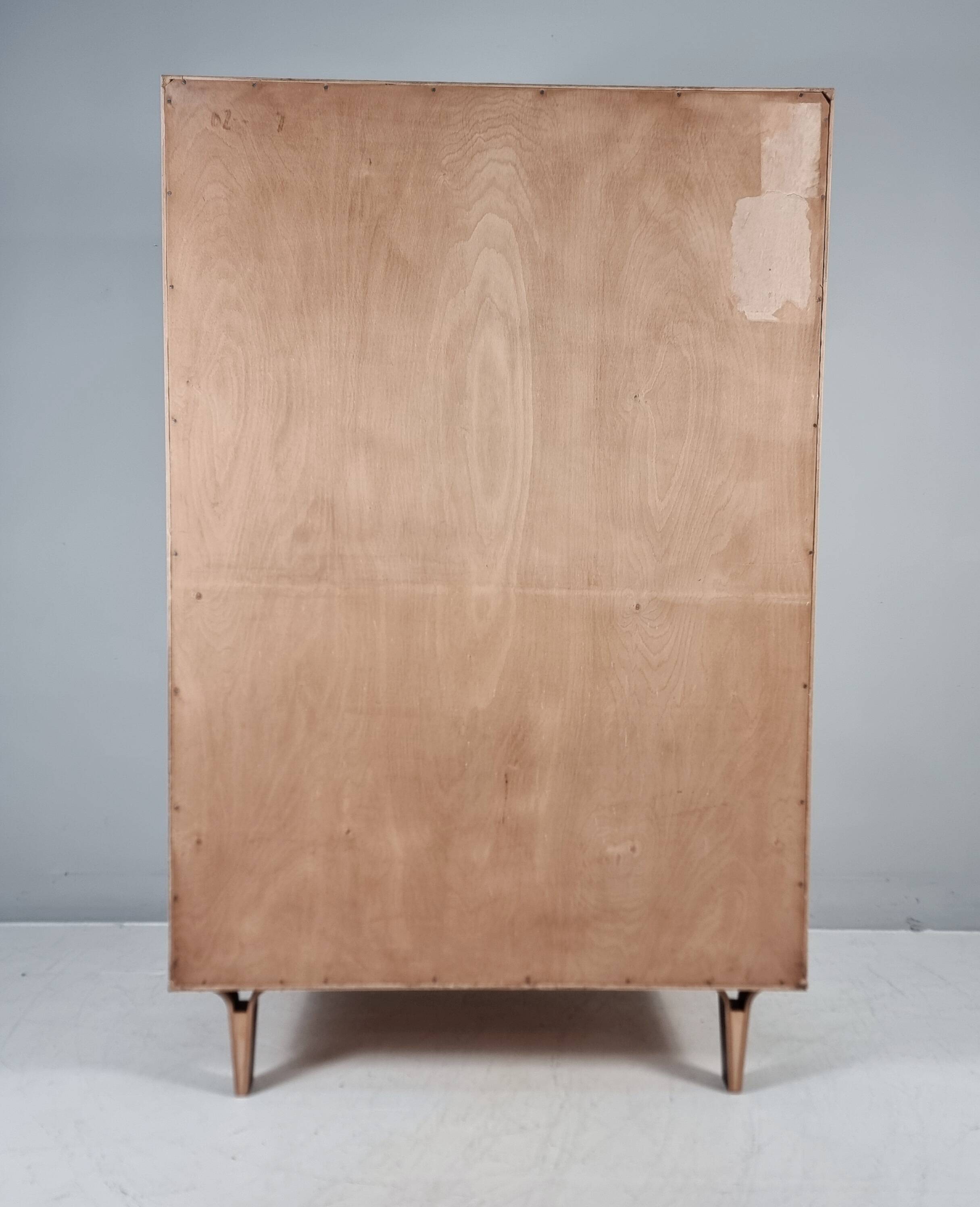 Vintage Wardrobe in Beech, 1970s