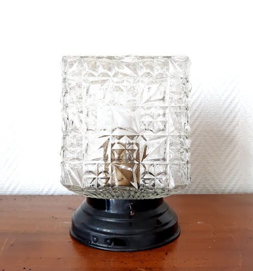 Art Deco diamond walking lamp