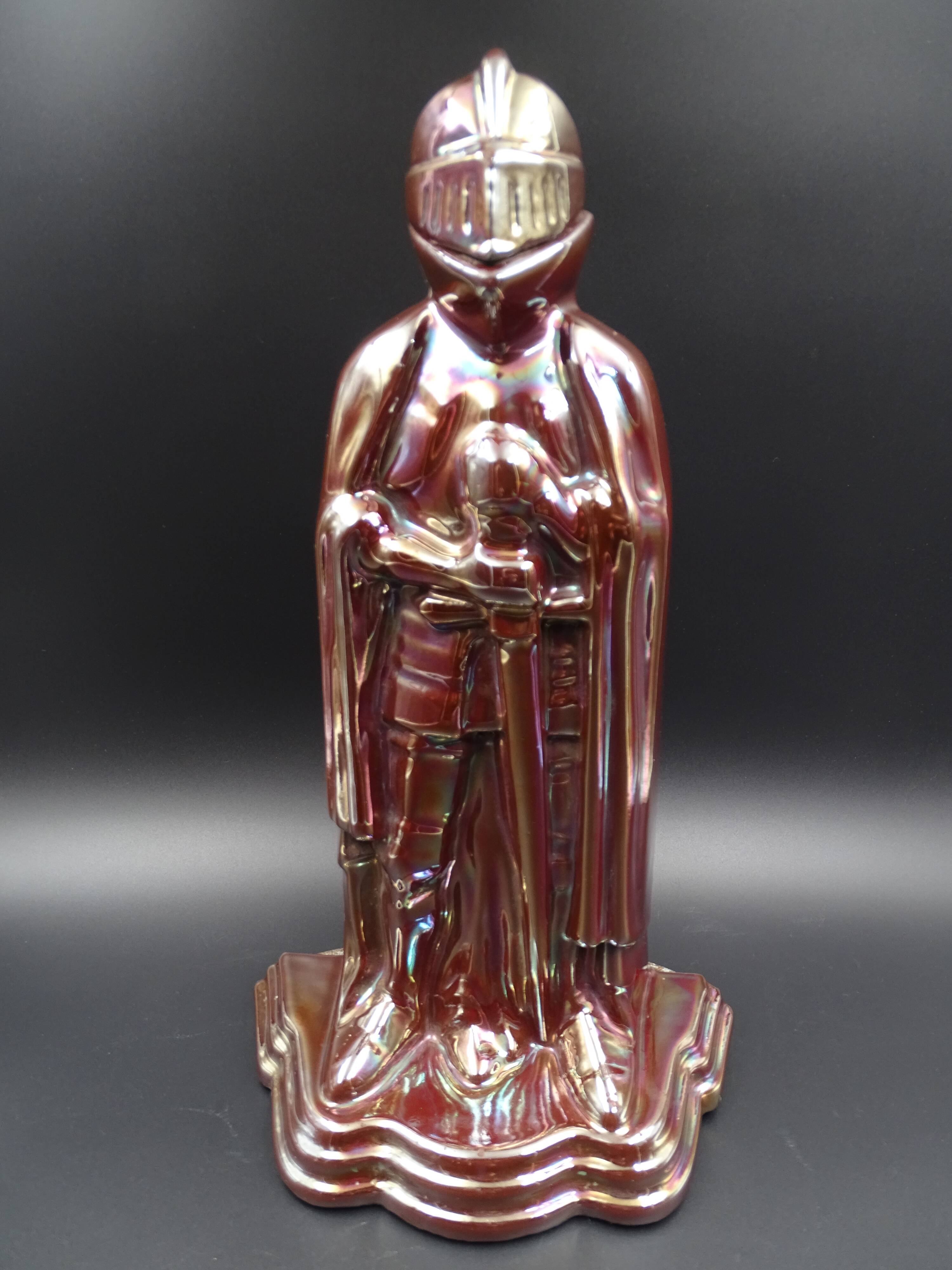 Full chimney servant of his accessories - The enamelled cast iron knight