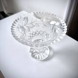 Cut crystal fruit bowl
