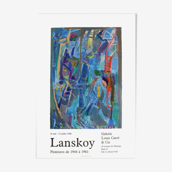 Affiche André Lanskoy 1990