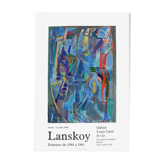Affiche André Lanskoy 1990