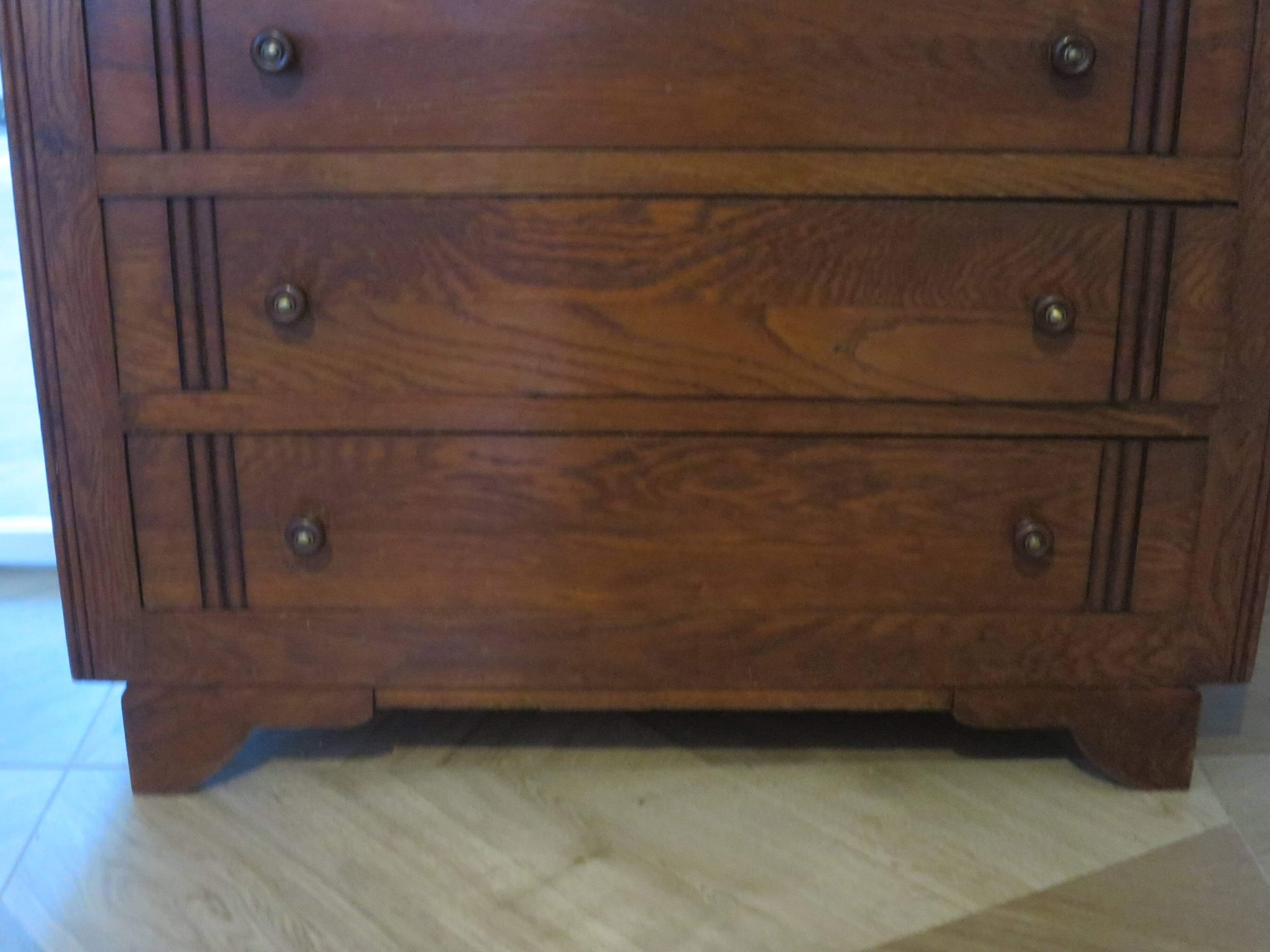 Rare - Jolie commode 4 tiroirs -Vintage - Frêne - Années 50