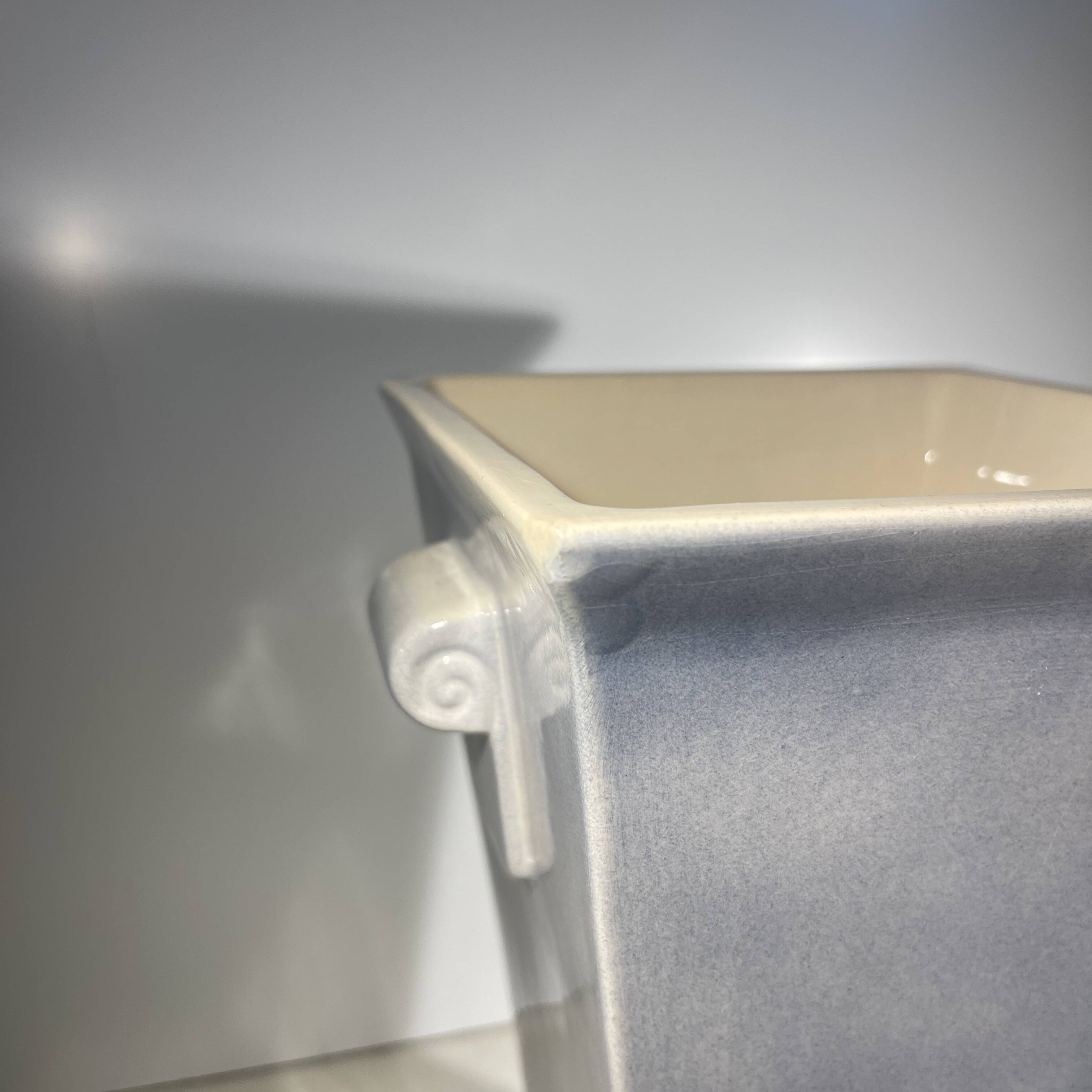 Art Deco ceramic vase with handles, Jean Luce for Villleroy & Boch